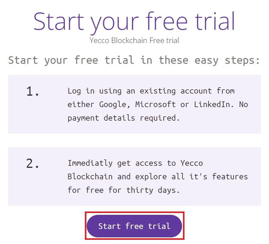 Start free trial